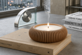 Flat Striped Candle
