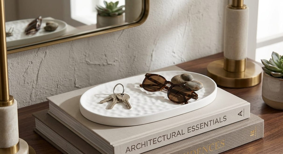 Stone pattern Oval Tray